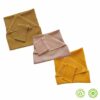Cape de bain + gant de toilette - 100% coton - teinture botanique 100 % naturel- couleur jaune (3) Cape de bain + gant de toilette - 100% coton - teinture botanique 100 % naturel