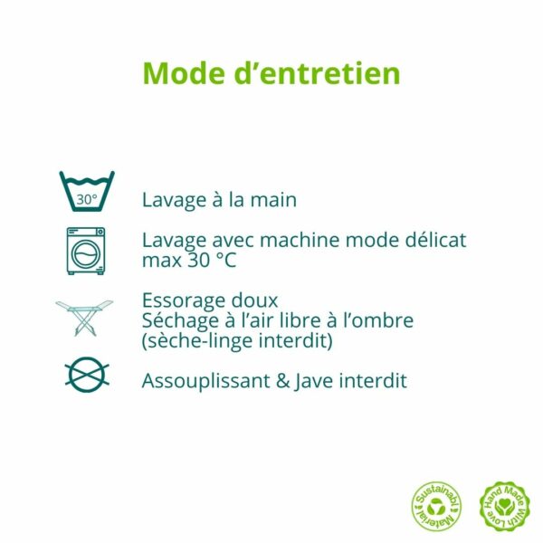 Cape de bain + gant de toilette - 100% coton - teinture botanique 100 % naturel- couleur jaune (5) Cape de bain + gant de toilette - 100% coton - teinture botanique 100 % naturel