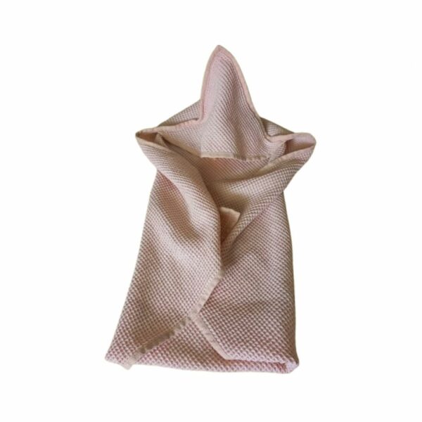 Sortie de bain Bébé couleur rose pastel Linen Color (1) Sortie de bain