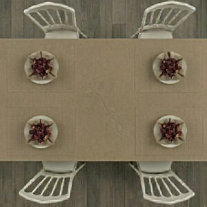 Linge de table lin coton teinture végétale Grège – LINEN COLOR