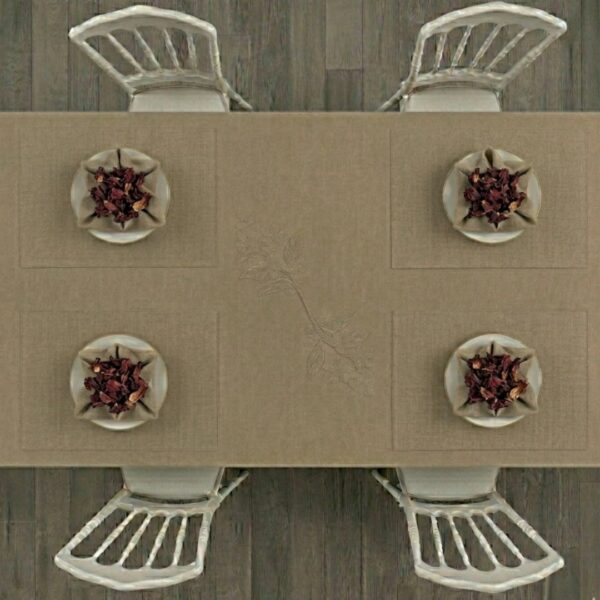 linge-de-table-lin-coton-grège-linen-color (1) Linge de table lin coton teinture végétale Grège – LINEN COLOR