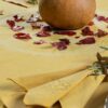 nappe-de-table-toile-de-coton-teinture-naturelle-jaune-moutarde-doré-linen-color (3) Nappe de table toile de coton teinture naturelle Jaune Moutarde Doré – LINEN COLOR
