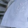 Serviette de table coton ourlet teinture végétale Bleu Ciel – LINEN COLOR