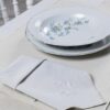 Serviette de table coton teinture végétale Gris Clair – LINEN COLOR