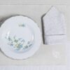 Serviette de table coton teinture végétale Gris Clair – LINEN COLOR
