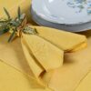 seviette-de-table-toile-de-coton-teinture-naturelle-jaune-moutarde-doré-linen-color (2) Serviette de table toile de coton teinture naturelle Jaune Moutarde Doré – LINEN COLOR