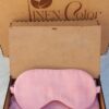 Coffret-masque-de-sommeil-taie-oreiller-teinture-naturelle-100-coton-couleur-rose-2-